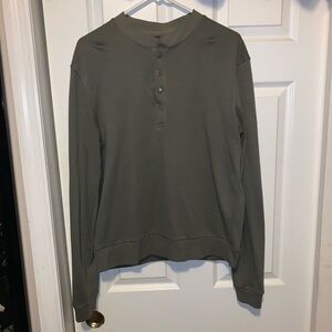 Men’s Lightweight Sweatshirt with Grandad Collar